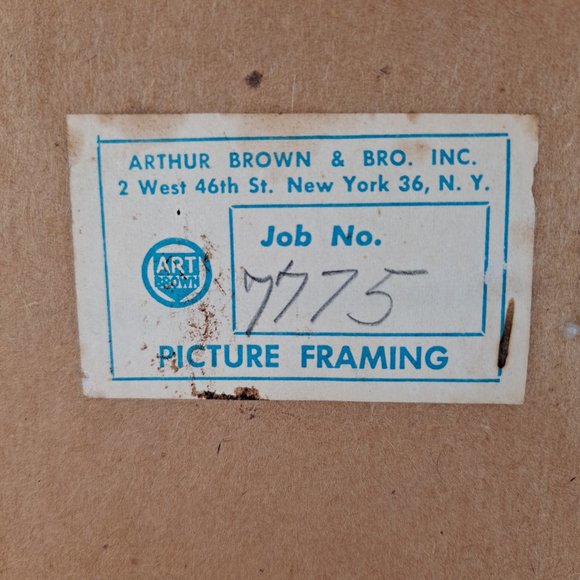 "Love Within Family" Calligraphy Framed Vintage - Picture 5 of 8